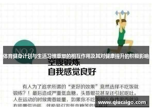 体育健身计划与生活习惯重塑的相互作用及其对健康提升的积极影响